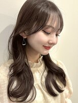 ユニコ(unico)&nbsp;韓国風/レイヤー/小顔/前髪カット/髪質改善/グレージュ/透明感