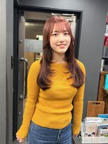 ボアップ(boappu)&nbsp;#ロングヘア#レイヤーカット#ピンクカラー