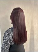 <原田真花>ブリーチなし柔らかく透けるピンクラベンダーカラー