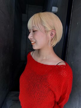 ゼンコー キチジョウジ(ZENKO KICHIJOJI) 抜きっぱなしブロンド、丸みショート