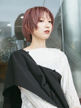 ブランコ 名古屋栄(BLANCO) OCスタイル ピンクショートヘア