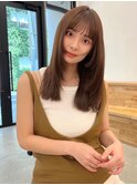 大人ガーリー大人美人透明感ニュアンスカラーくすみカラー
