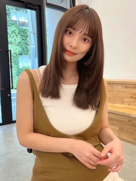 ユーフォリア 青山(Euphoria) 大人ガーリー大人美人透明感ニュアンスカラーくすみカラー