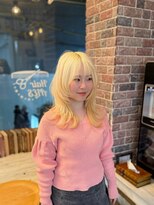 ヘアー アレス(hair ales)&nbsp;ブロンド　抜きっぱなし　ムラシャンのみ　ウルフ
