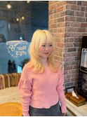 ブロンド 抜きっぱなし ムラシャンのみ ウルフ