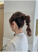 編み下ろしポニー