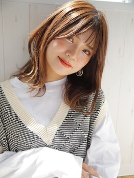 ダブルオオガキ (W-ogaki)の写真/【脱白髪染め/大垣市】ただ伸ばす縮毛矯正は卒業。広がり＆うねりに☆髪質改善ストレート!カラーも同時OK