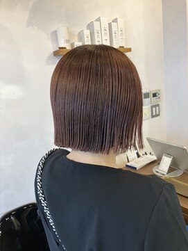 レイリー(LAiLy) ぷつっと　切りっぱなし　ピンクベージュ