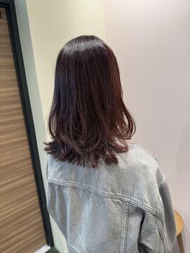 リールヘアー 大野城店(rire hair) ボルドーカラー/ブリーチなし