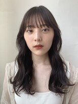 トリッカ 銀座(tricca)&nbsp;黒髪/波パーマ/韓国ヘア