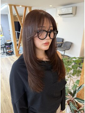 松本市大人可愛い20代30代レイヤーカット