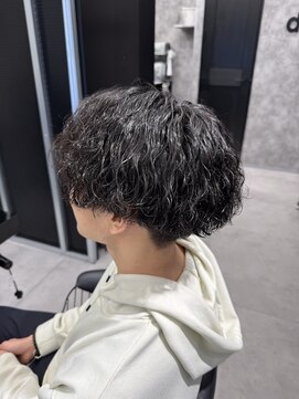 ルートバイドット 町田店(root by dot.) メンズセンターパート×ツイストスパイラルパーマ