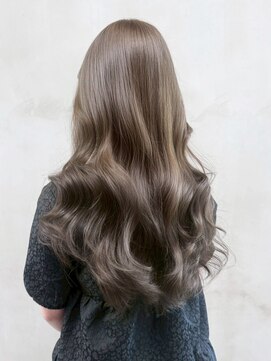 アルバム 新宿(ALBUM SHINJUKU) 韓国ヘアロング顔周りレイヤーオリーブベージュ_ba571883