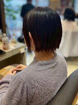 ヘアリゾート粋 ティガ 池袋店(tiga) 髪質改善ショートボブ/デザインカット