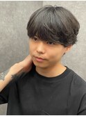 マッシュ/黒髪/ナチュラルマッシュ/メンズ/ツーブロック
