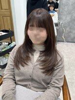 フォンド 津田沼(fond.)&nbsp;ピンクベージュ/アンブレラカラー/クールショート/前髪/津田沼