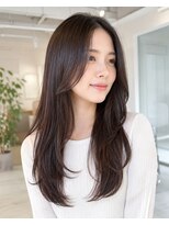 ハピア(HAPPIA) 上品な艶感のあるナチュラルロング