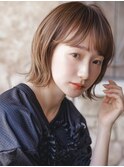大人可愛いミニボブひし形ボブ×前髪あり20代30代40代