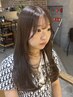 【透明感バツグン♪】ブリーチなしダブルカラー+TR