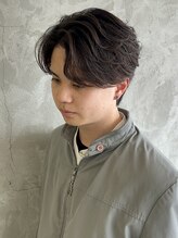 ウシワカマルイースト(ushiwakamaru East) フェザーパーマ/ニュアンスパーマ/メンズ/韓国風