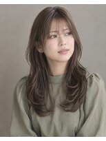 クク(coucou) ミディアムロングレイヤーミディアムレイヤー顔周りレイヤー韓国