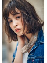 ガーデントウキョウ(GARDEN Tokyo) 【GARDENToｋyo本木亜美】無造作くせ毛風パーマの小顔ボブ
