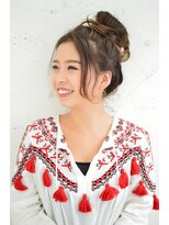 ケアシンサイバシ(CARE shinsaibashi)&nbsp;簡単ルーズお団子ヘア