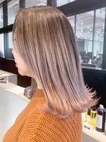 アルバム 銀座(ALBUM GINZA)&nbsp;ベージュグラデーション_アッシュブラウンネオウルフ_ba273102