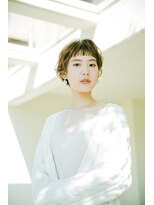 ヴォーチェ フォーヘアー(VOCE for hair)&nbsp;デザインカラーで立体感！エッジショートニュアンスパーマ