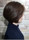 上品な大人ハイライトボブ［今泉］［ショート］［ボブ］