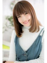 ミック 日暮里店(miq)&nbsp;ニュアンスカラーで透明感♪ツヤ髪ワンカールa1