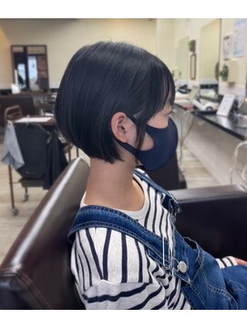 ナチュラルショートボブ 小学生カット カドワキ L ラッキーヘアー 加古川店 Lucky Hair のヘアカタログ ホットペッパービューティー