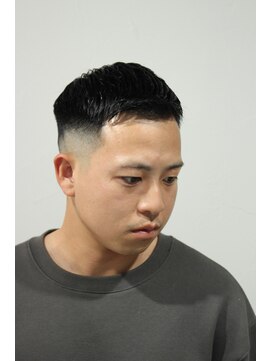 レンゲン(LENGEN) メンズかき上げニュアンスマッシュサイドパート韓国マッシュ