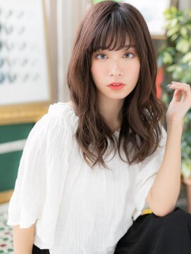 カバーヘアアンドスパ ブリス 浦和(COVER HAIR&SPA bliss) 抜け感小顔くせ毛風ニュアンスバレイヤージュc5浦和20代30代40代