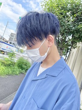 ラドンナアデッソ(LA.DONNA ADDESSO) 青髪マッシュ