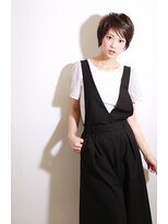 黒髪ジェンダーレス＿ショート＿ダークブラウン＿［東陽町］