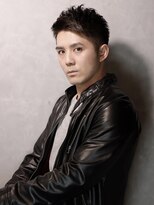 エムスラッシュ アヴェダ 自由が丘(M.SLASH AVEDA)&nbsp;アップバング/ツーブロックショート/サイドパート/自由が丘