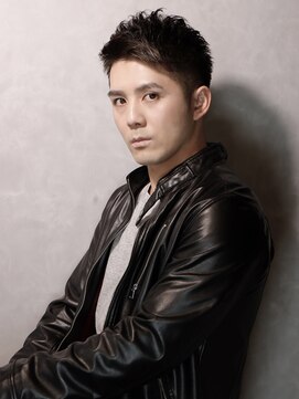 エムスラッシュ アヴェダ 自由が丘(M.SLASH AVEDA) アップバング/ツーブロックショート/サイドパート/自由が丘