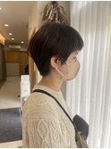 深みボルドーブラウン☆ベリーショート