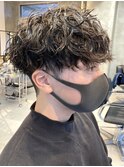 無造作パーマ波巻きスパイラルパーマツイストスパイラルパーマ