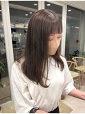似合わせカット　ナチュラル　フルバング
