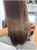 ニュアンスカラー/ストレートスタイル