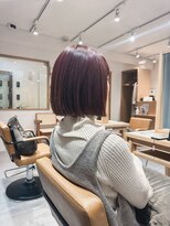 クラップス 上大岡(CLAPS)&nbsp;ハイライト/ピンクグレージュ/切りっぱなし/ストンボブ