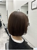 切りっぱなしボブ/美髪[鎌取/鎌取駅］