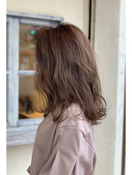 エイミーバイアフロート(amie  by afloat) ＊ 春の透け感◎柔らかな赤味消しラベンダーベージュ