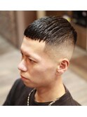 <理容室><バーバー>クロップスタイル