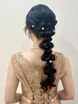 ヘアセット&メイク専門店 カスミ(Kasumi) ぽこぽこ玉ねぎポニーテール