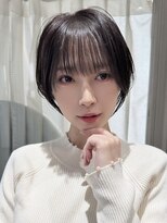 ハピネス クローバー 八木店(Happiness CLOVER) ナチュラルボブx大人ショートボブx前髪あり 20代30 代40代50代