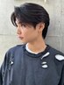 【2.3回目】カット＋ニュアンスパーマ　￥12000　＃センターパート＃メンズ