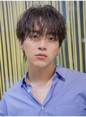 小久保styleフェザーパーマフェザーショートグレーエンドカラー